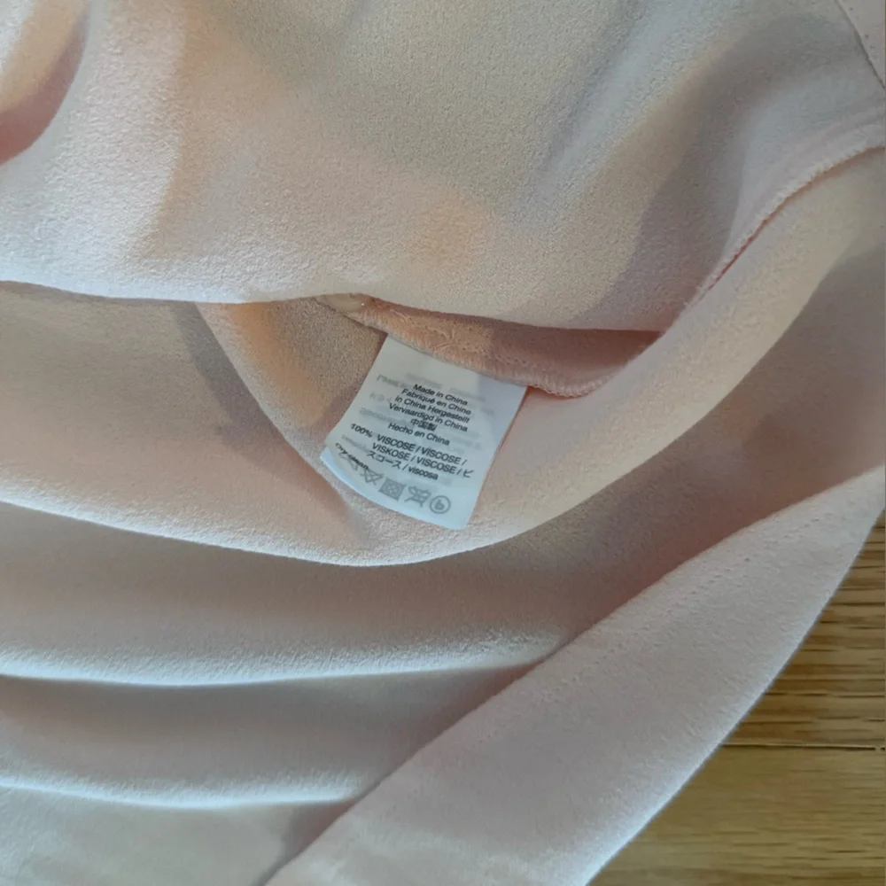 J. Crew Point Sur Light Pink Women's Relaxed Short-Sleeve Button Down Top